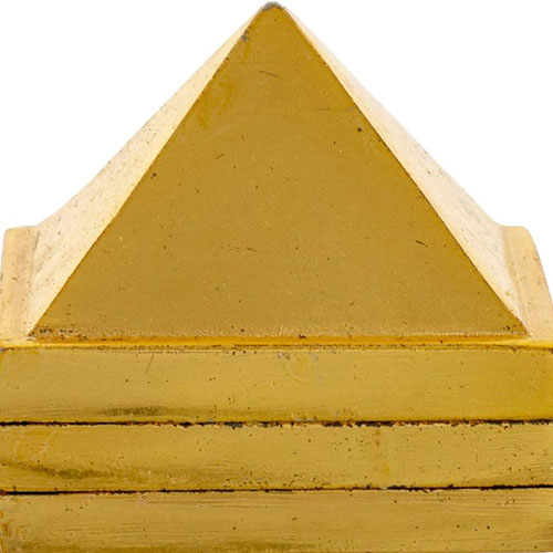 3 Layer Brass Pyramid (2x2 Inches)